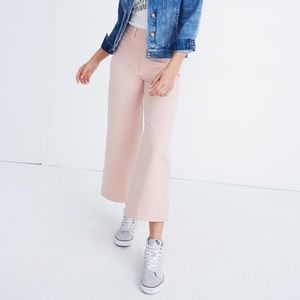 NWOT Madewell Emmett wide leg crop pants